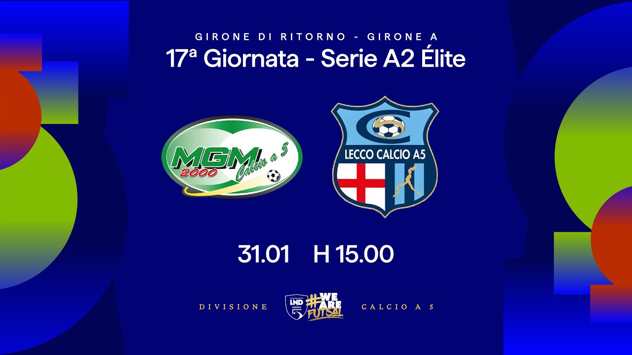 MGM 2000-Lecco 5-5 | 17ª giornata | Serie A2 Élite 2025/2026 - Girone A