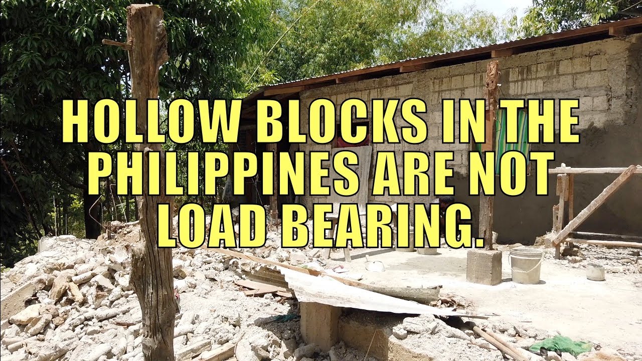 Hollow Blocks In The Philippines Are Not Load Bearing. YouTube