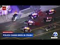 LA Chase Ends in Crash During Wild Pursuit 🚓