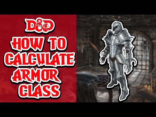 How to calculate armor class in DnD 5e – Modular Realms