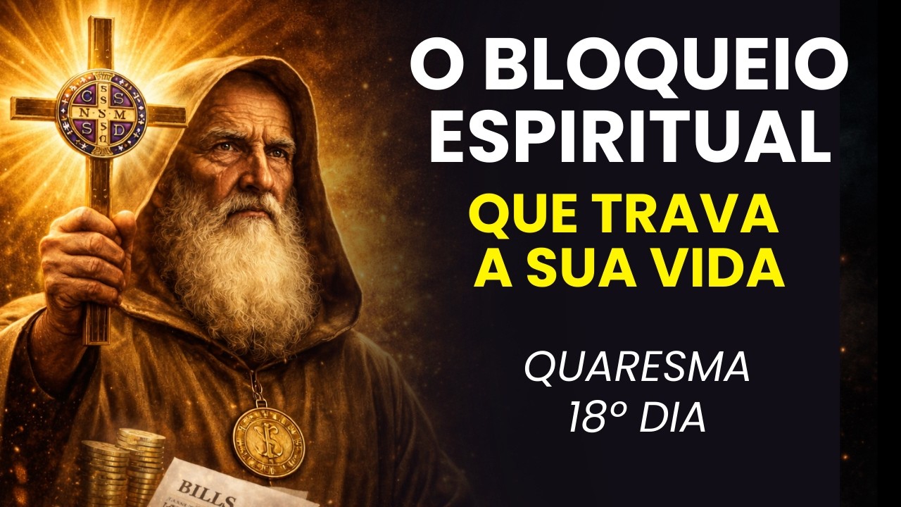 📿 18º DIA DA QUARESMA | 12 PALAVRAS DO GRIMÓRIO DE SÃO BENTO – QUEBRE O BLOQUEIO ESPIRITUAL
