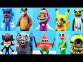 ALL My Realistic SCARY MONSTERS EXE with clay ➤ Sculpture timelapse