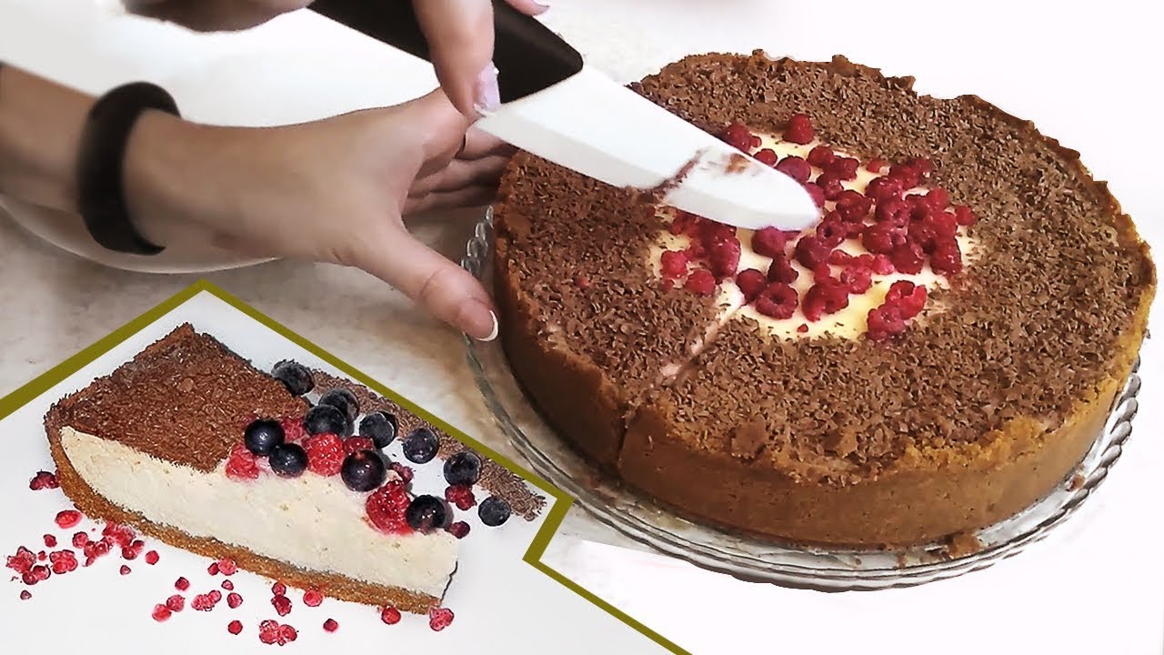 как сделать чизкейк из творога и печенья