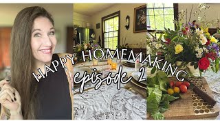 Homemaker Help for Cleaning, Simple Living & Dinner Time Struggles 🍽️ Happy Homemaking // Episode 2