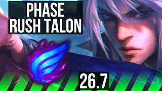 TALON vs DARIUS (JGL) | Phase Rush | EUW Master | 26.7
