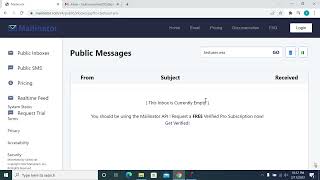 mailinator tutorial: web socket example and how to read emails from mailinator