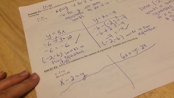 Lesson 6.1 Part 1: Systems of Linear Equations Got it #2 Answer Video