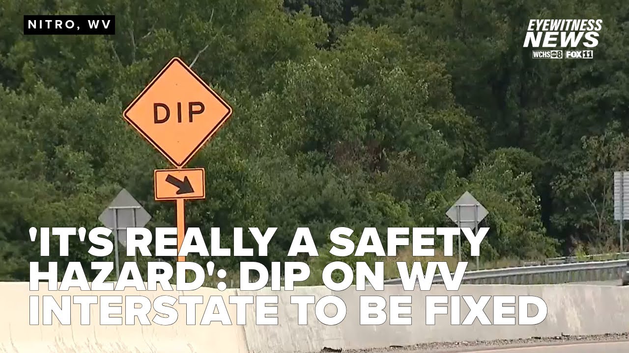 Repairs to begin on road dip in major WV interstate - YouTube