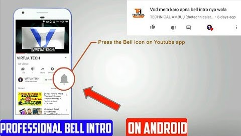HOW TO MAKE PROFESSIONAL BELL INTRO ON ANDROID || WITH GREEN SCREEN || #VOD