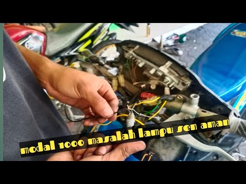 cara mengatasi lampu sen led nyala semua