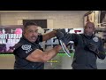 Defensive tactics training  knife disarm