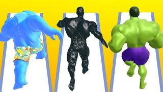 ANGRY SHARK vs BLACK HERO 3D vs MUSCLE RUSH - Triple Game screenshot 3