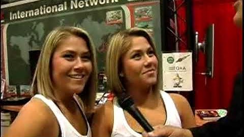 SEMA Video Coverage Booth Babe Challenge #1 Winning Answer! V8TV