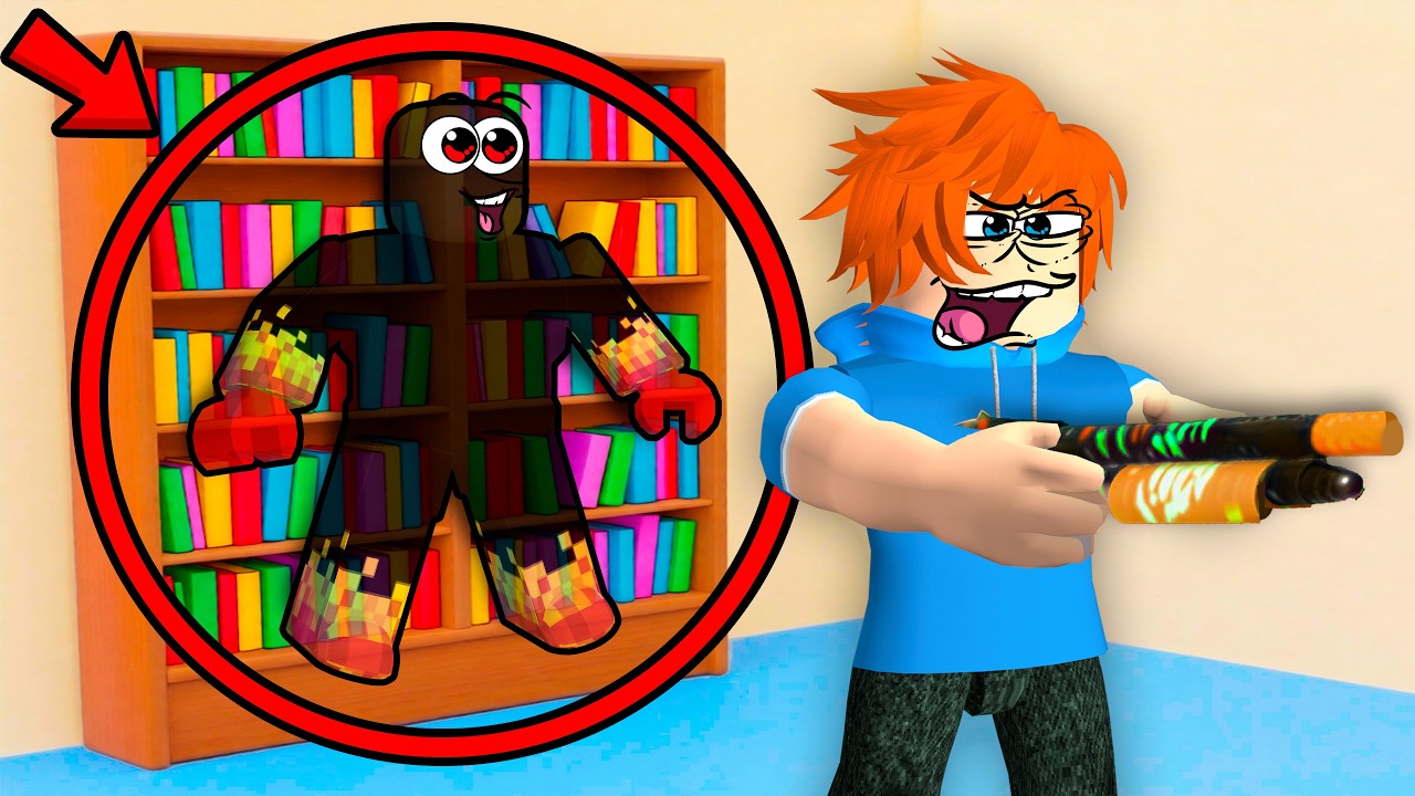 Escondi nos LOCAIS MAIS OPS no Roblox Pinte ou Esconda