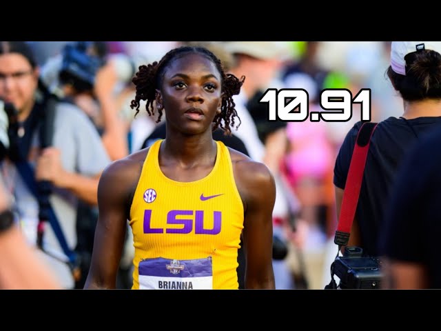 Brianna Lyston 10.91 100 Meters  - Women's Finals SEC Outdoor Championships 2024 class=