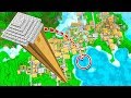 WORLD'S TALLEST MINECRAFT HOUSE! (500+ BLOCKS!)