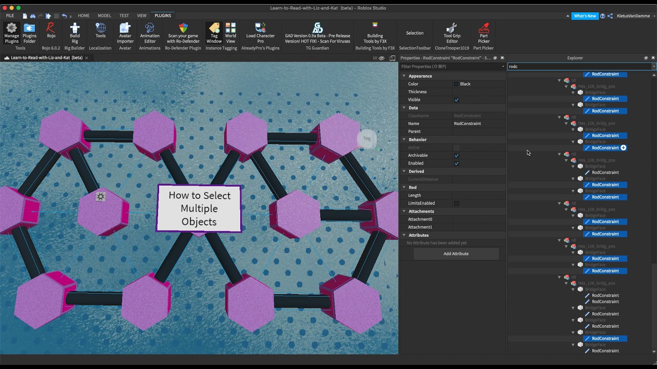 Roblox Studio Select Multiple Parts Youtube - roblox studio how to select multiple parts with a script