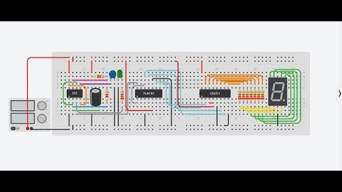Contador de 0 9 con los CI LM555, 7493 y el 4511