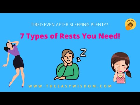 Tired Even After Sleeping? 7 Types of Rest Your Body Needs!