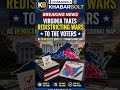 Virginia takes redistricting wars to the voters as Democrats seek 10-1 congressional map #vote #usa