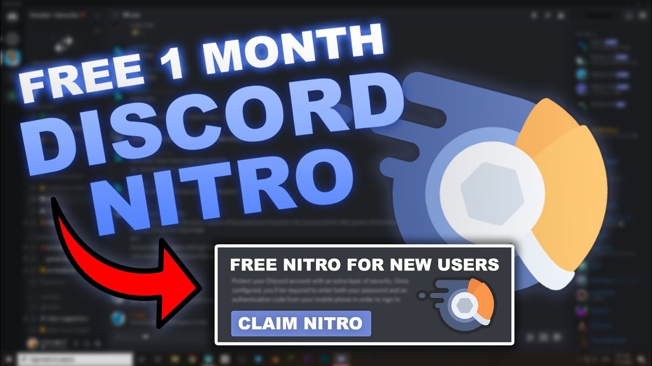 how to claim a free month nitro 30 days free nitro discord YouTube