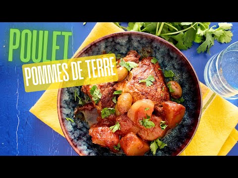 Slow-cooked chicken with olives | Delicious and super easy to make