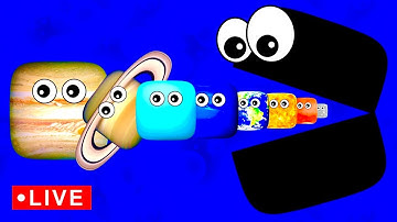 Square Planets for KIDS 🪐🪐🪐🪐🔴 | Learn planets Mercury Venus Earth Mars Jupiter Saturn Uranus Neptune