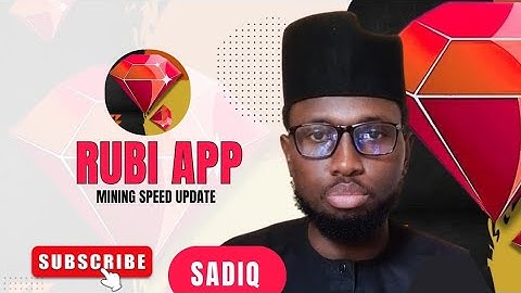 RUBI NETWORK MINING SPEED UPDATE