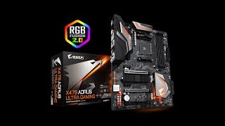 GIGABYTE X470 AORUS ULTRA GAMING Motherboard Unboxing and Overview