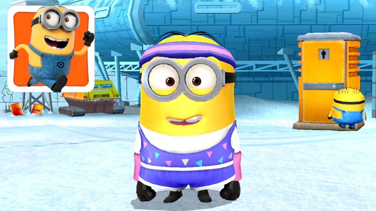 Despicable me Minion rush Arctic Base Bratt's Workout minion