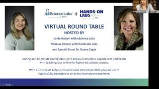 Virtual Round Table: Online Lab Learning