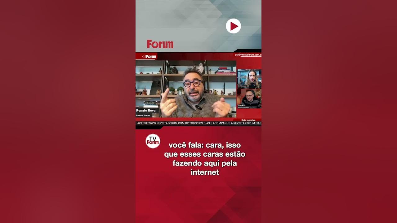 Renato Rovai: "Felca poderia fazer um vídeo sobre Trump e Epstein também" Renato Rovai: "Felca poderia fazer um vídeo sobre Trump e Epstein também"