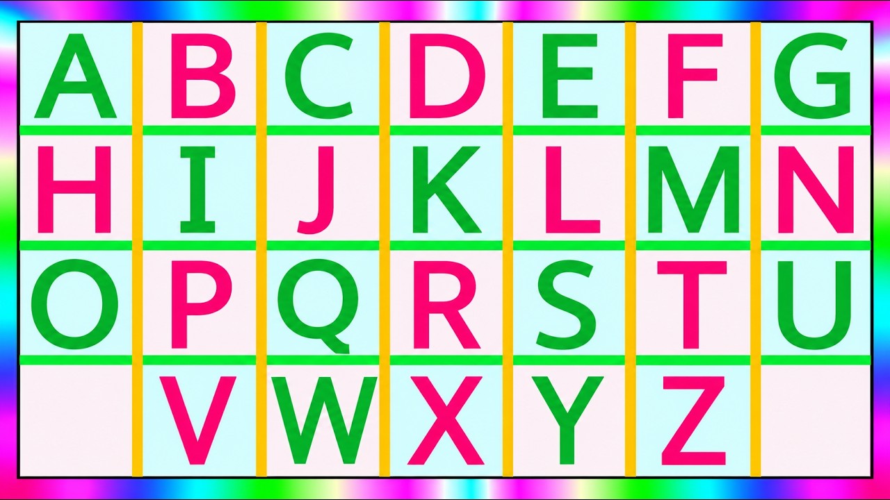 Learn All Letters A to Z 🔤 | ABCD for Kids - YouTube