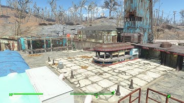 Starlight Drive In Fallout 4 Settlement Tour - No Mods