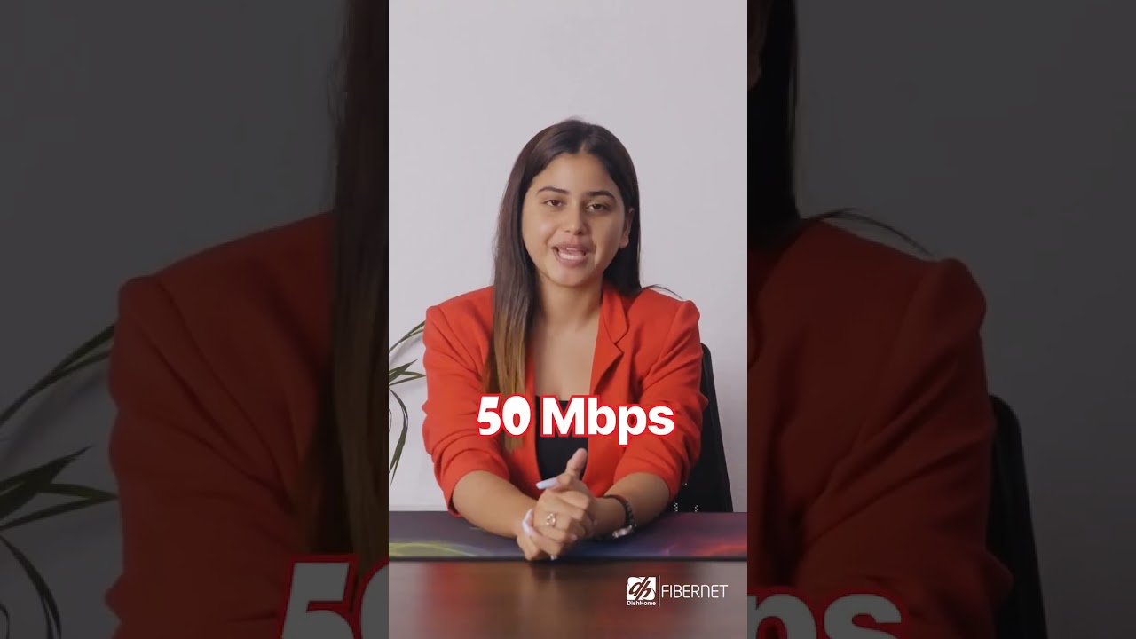 Unwrap the gift of seamless browsing with DH Fibernet's 50 Mbps speed, priced at just Rs. 650/month.