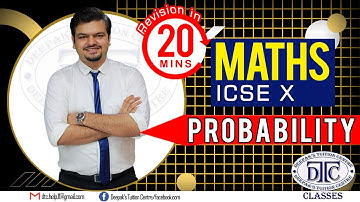 Probability || Full Chapter || Maths || ICSE || Class 10 || Reduced Syllabus || 2020-21 || English