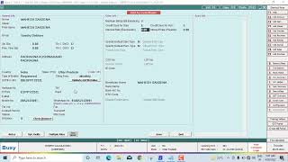 Interest calculation in busy software in hindi by krishna prajapati kkt screenshot 2