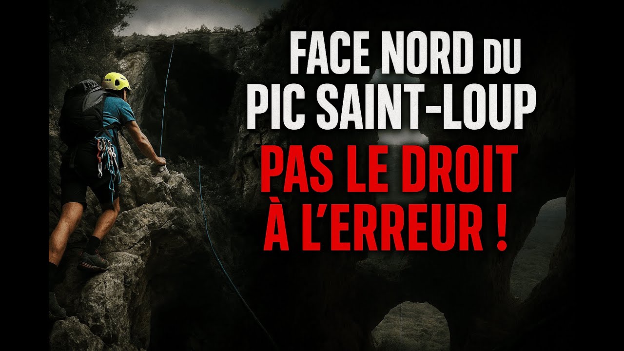 pic Saint Loup par la face nord  pas le droit a l'erreur !