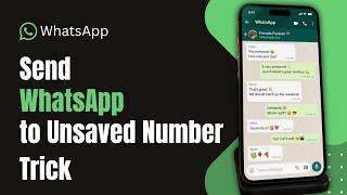 How to Send WhatsApp to Unsaved Number Trick ! screenshot 3
