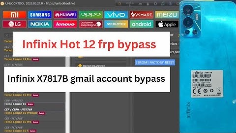 Infinix Hot 12 frp unlock tool / Infinix x7817b frp bypass / Infinix Hot 12 gmail account bypass