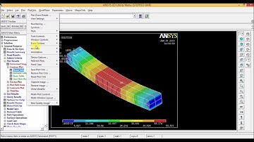 ANSYS APDL TUTORIAL -07- STRESS ANALYSIS OF SIMPLY SUPPORTED BEAM SUBJECTED TO UDL