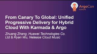 From Canary To Global: Unified Progressive Delivery for Hybrid Cloud With... Zhuang Zhang & Ryan Wu