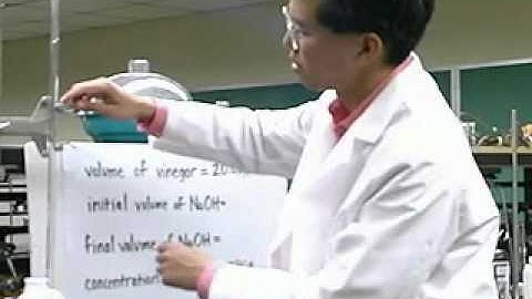 Titrations, Part 1 of 2, A Chemistry Lab Demo From Thinkwell