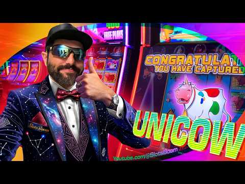 BIG JACKPOT UNICOW!!! LIVE 400 GAMES TRIGGER! - Invaders Return From the Planet Moolah CASINO SLOTS