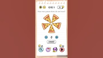 Brain Test Level 5 How many pizza slices do we have?
