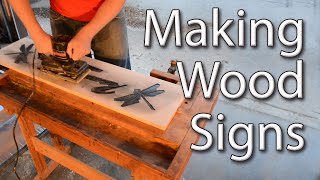 Making Wood Signs With a Router