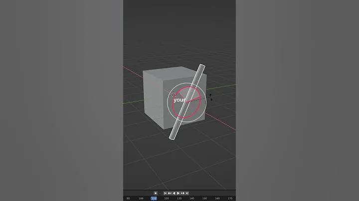 Simple Rotation animation in blender 3D