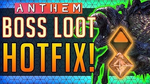 Anthem | LOOT HOTFIX IS LIVE! 1.0.4. Update #Anthem