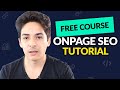 On Page SEO Tutorial: Step-by-Step Fundamentals (Part 1) | SEO Accelerator | Free SEO Course