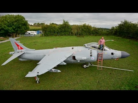 Harrier Jump Jet In My Back Garden: Enthusiast Restores Iconic Plane